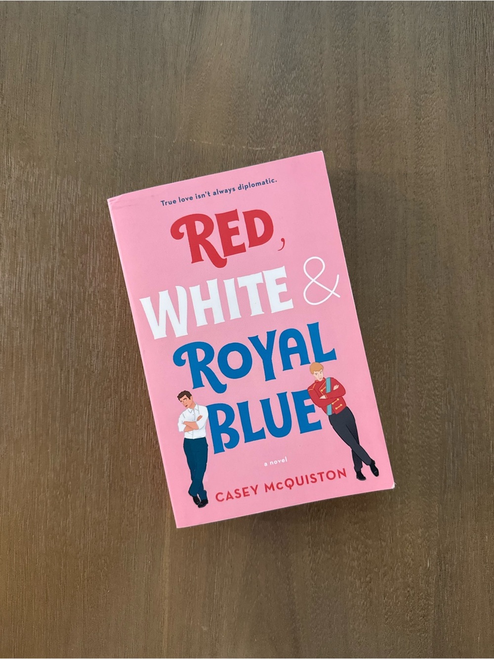 Red, White & Royal Blue Book by Casey McQuiston EUC